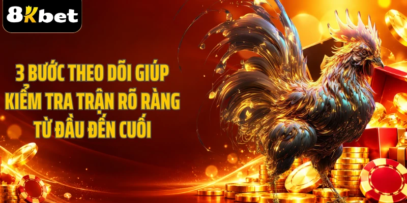 3 bước theo dõi giúp kiểm tra trận rõ ràng từ đầu đến cuối