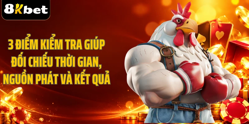 3 điểm kiểm tra giúp đối chiếu thời gian, nguồn phát và kết quả