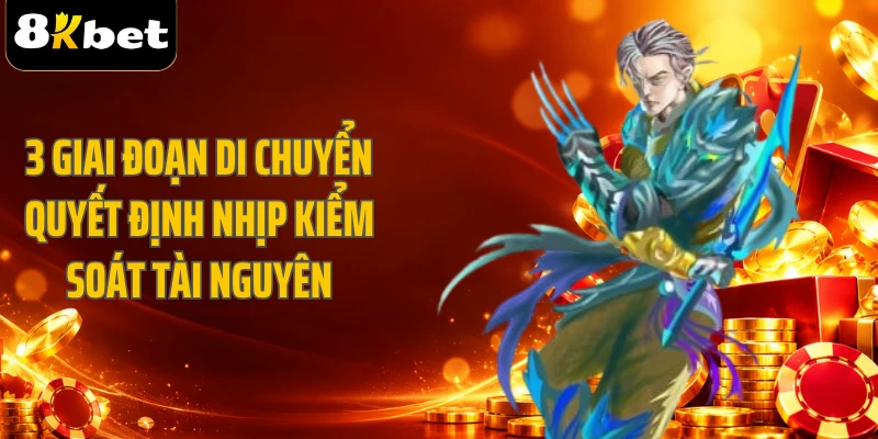 3 giai đoạn di chuyển quyết định nhịp kiểm soát tài nguyên