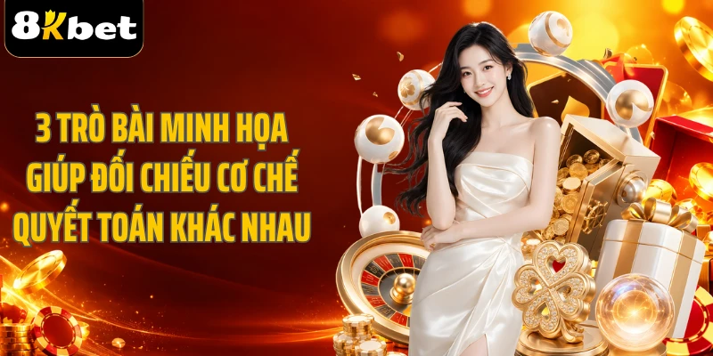 3 trò bài minh họa giúp đối chiếu cơ chế quyết toán khác nhau
