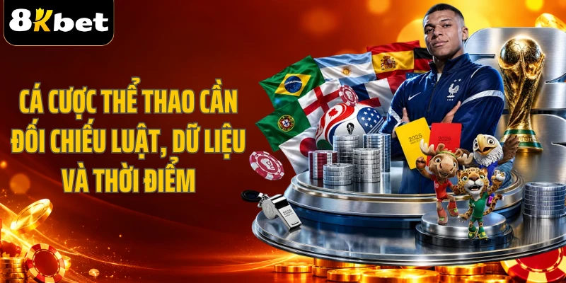Cá cược thể thao cần đối chiếu luật, dữ liệu và thời điểm
