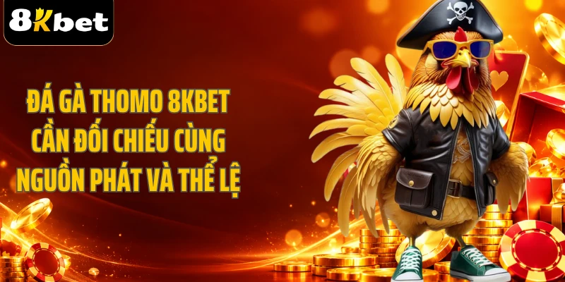Đá gà Thomo 8KBET cần đối chiếu cùng nguồn phát và thể lệ