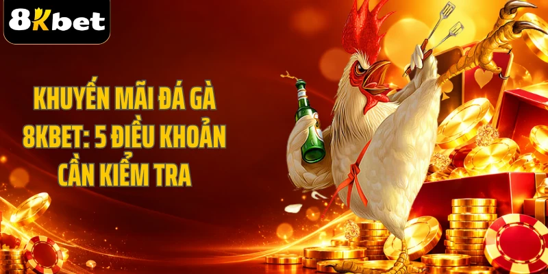 Khuyến Mãi Đá Gà 8KBET: 5 Điều Khoản Cần Kiểm Tra