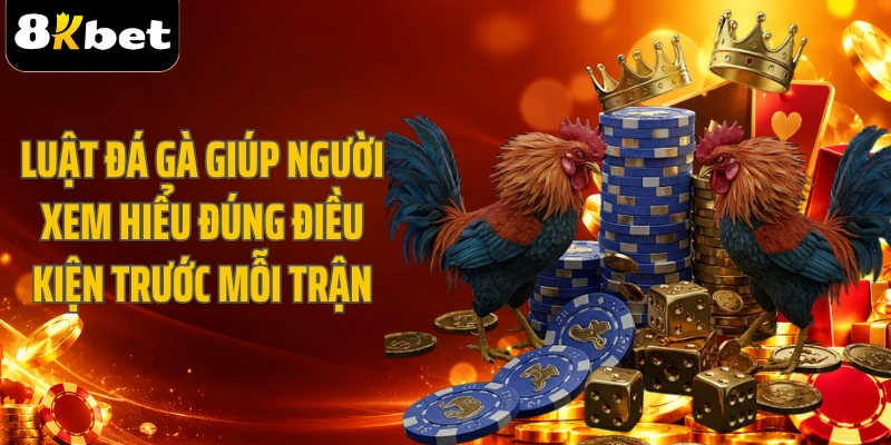 Luật đá gà giúp người xem hiểu đúng điều kiện trước mỗi trận