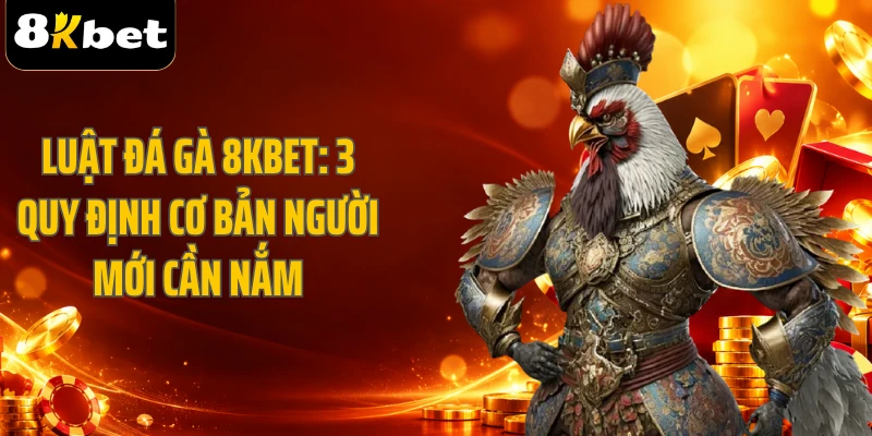 Luật Đá Gà 8KBET: 3 Quy Định Cơ Bản Người Mới Cần Nắm