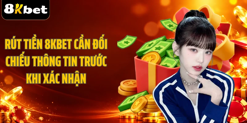 Rút tiền 8KBET cần đối chiếu thông tin trước khi xác nhận